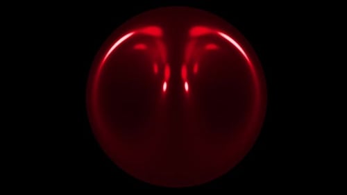 Alien Eye Neon Red
