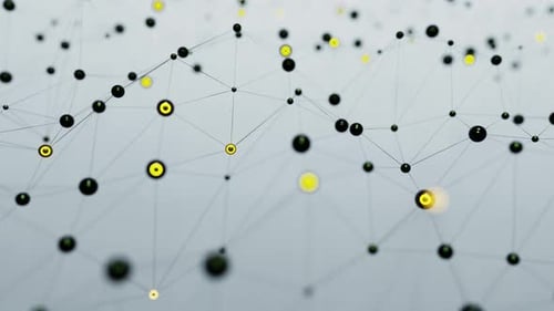 Futuristische Plexusstruktur