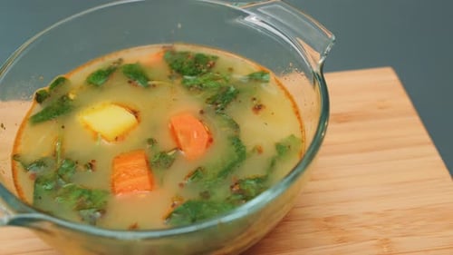 Green Soup with Coconut Milk and Spinach