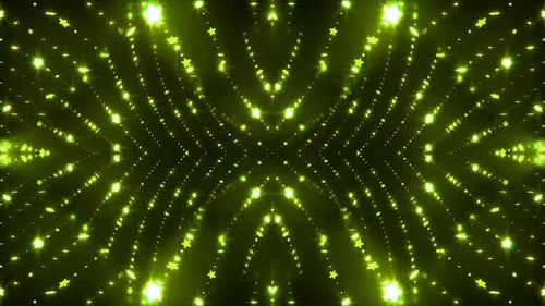 Bright Glowing Stars Pattern Loop Background