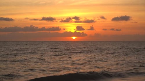 Strand bei Sonnenuntergang