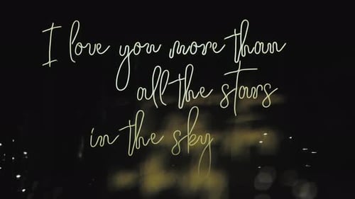 Elegant Romantic Message of Love in Soft Light