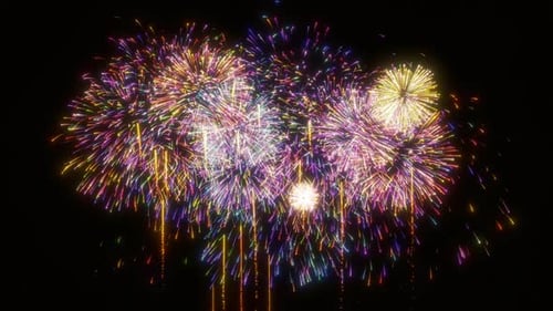 Buntes Feuerwerk 01631