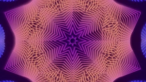 Festive Neon Background Animation