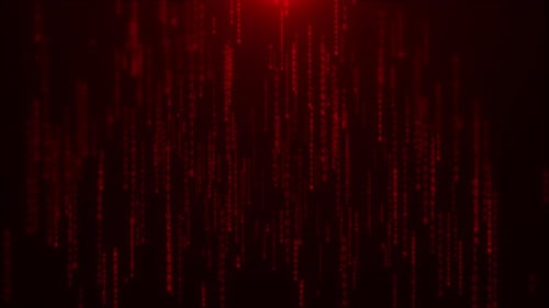 Digital Data Stream Matrix Circuit Board Security Binary Code Big Data Flow Cyber Wave Blockchain