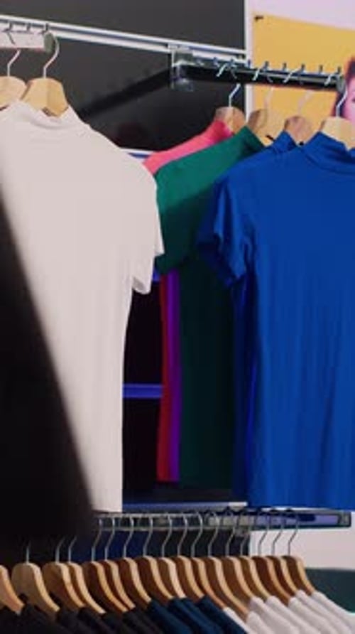 Vertical Video Department Store Massive Showroom with Merchandise