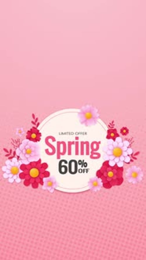 Spring Sale 60% Has Started