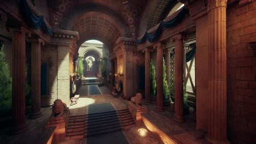 Grand Classical Architecture Walkthrough Animation