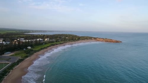 Aerial View Of Horseshoe Bay In Port Elliot Near Victor Harbour - Summer Destination In South Austra