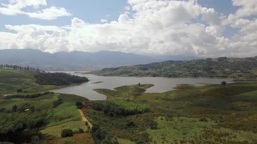 Calima Lake in Valle del Cauca Colombia
