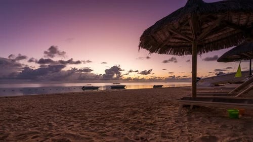 Sonnenaufgang auf Mauritius