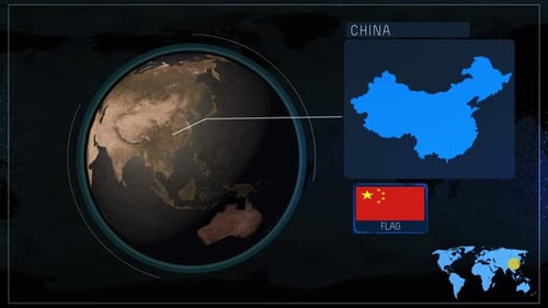 Karte von China
