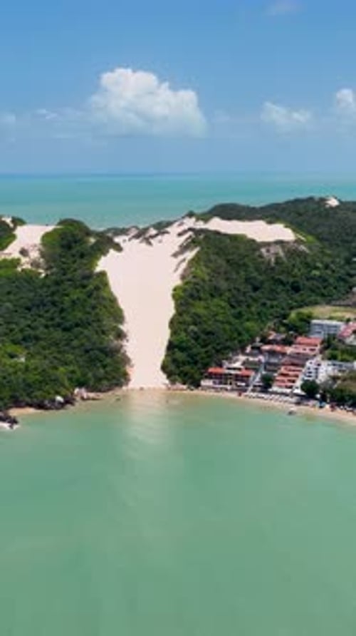 Bald Hill at Ponta Negra Beach in Natal in Rio Grande do Norte Brazil.