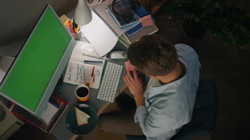 Anonymous Freelancer Writing Notes Top View