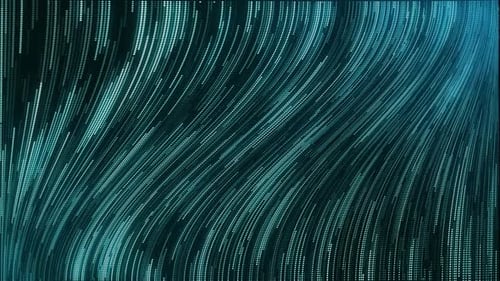 Colorful Abstract Flow Lines Background