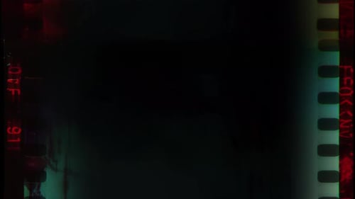 Dirty Film Strip Overlay with Flicker Effect