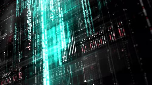 Advanced Data Matrix Simulation Vertical Background H 01