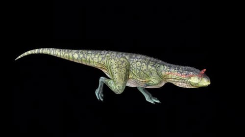 Carnotaurus Dinosaurier Crouch Move