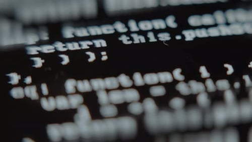 Running Computer Hacking Code Macro View