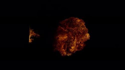 Dynamic Fire Explosion Transition Effect