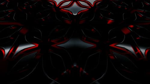 Animated Red and Black Abstract Loop Background