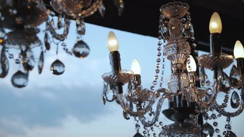 Elegant Crystal Chandelier with Decorative Lighting Fixture