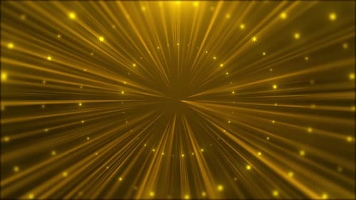 Golden Starburst Rays Animated Festive Background