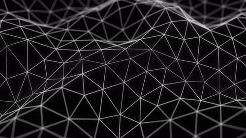 Abstract wavy polygon lines background visualizer