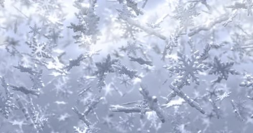 Boucle de flocons de neige - 4k