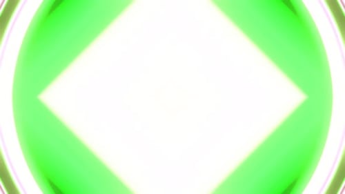 Transition au néon brillant, décalage de diamant lumineux coloré