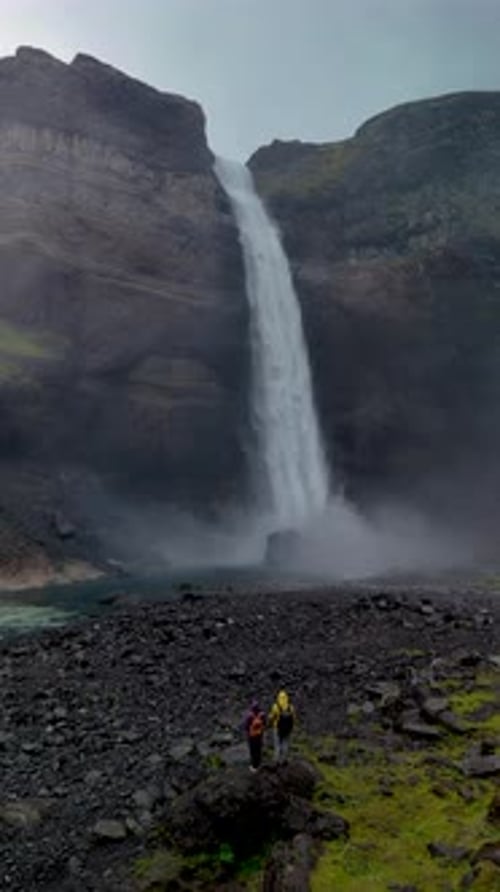 Discover Breathtaking Haifoss Waterfalls in Iceland During an Adventurous Hike