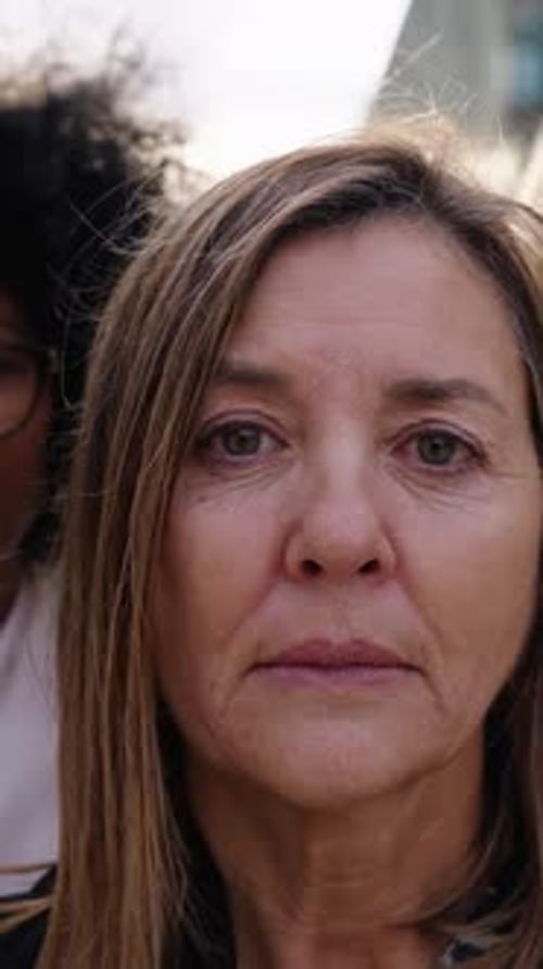 People In The City, Close Up Portrait