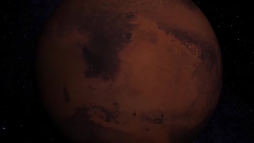 Mars planet animated