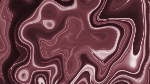 Abstract Fluid Swirling Liquid Marble Ink Background Animation