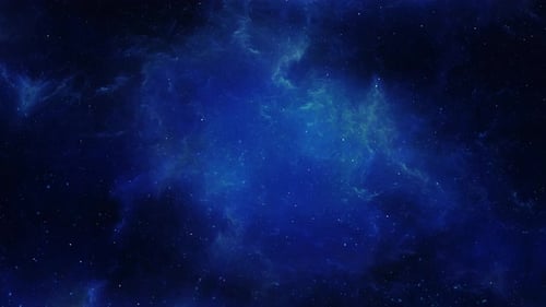 Animated Deep Space Nebula and Stars Loop Background