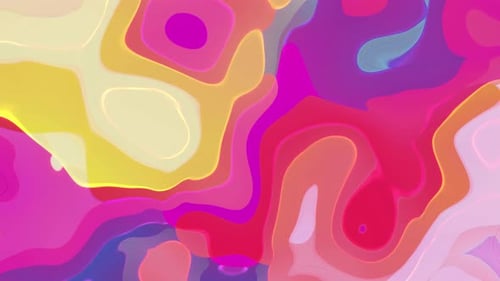 Vibrant Abstract Fluid Color Flow Background Animation