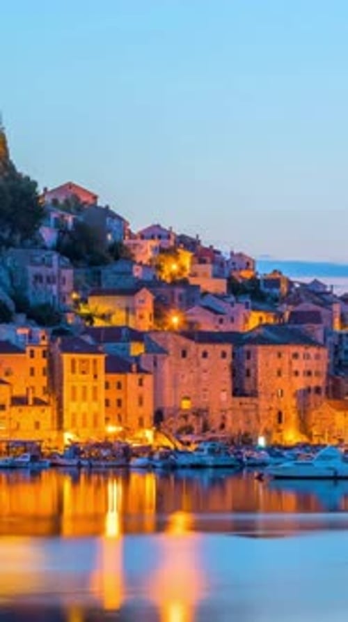 Vertical View Of Croatia Cityscape, Europe