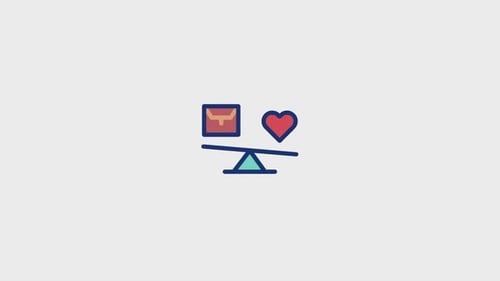Animiertes Life Balance-Symbol