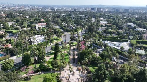Beverly Hills at Los Angeles in California United States.