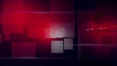 Red Colour Glass Broadcast Background V.1