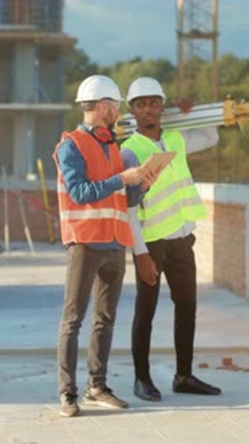 Inspectors and Engineers Coordinate Effectively Site Professionals Assess Progress with Safety