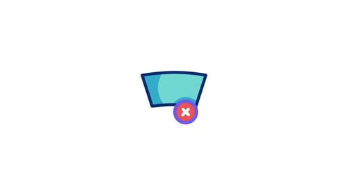 Glass Cleaning Animated Icon