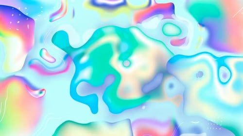 Holographic Abstract Fluid Motion Background