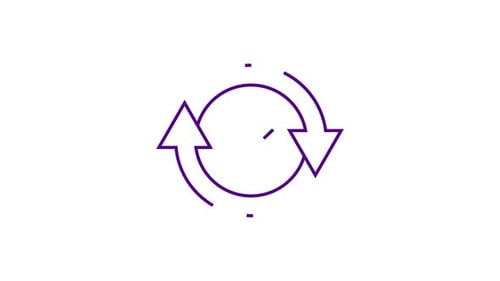 Animated Refresh Cycle Checkmark Icon Loop