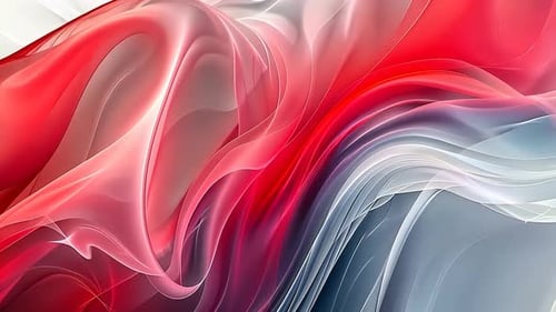 Abstract flowing vibrant colors