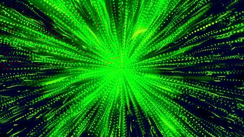 Energía cósmica absorbida por un agujero negro sobre un fondo de espacio negro