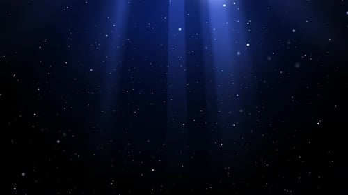 Blue Particles Background Loop