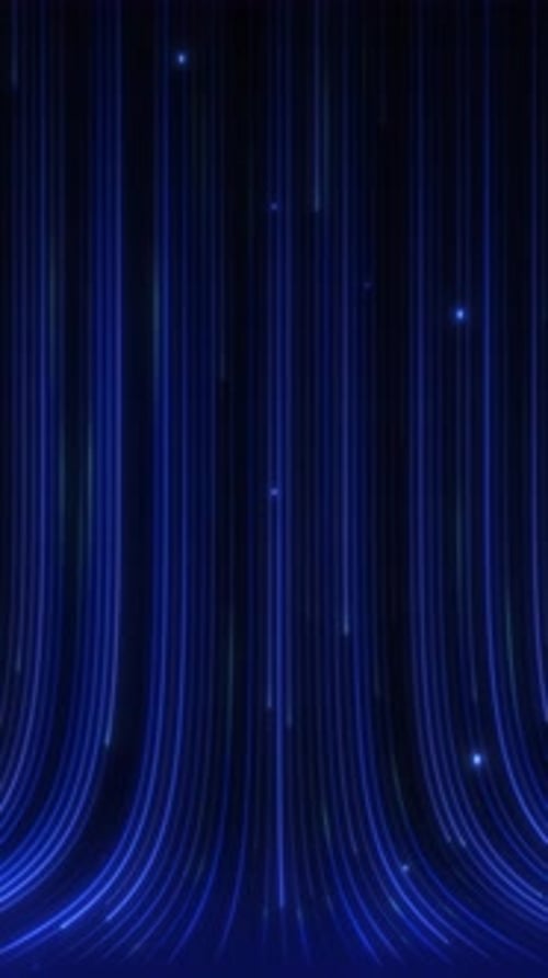 Futuristic Digital Blue Light Streaks Background Loop