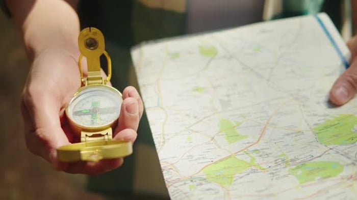 Compass With Map Animation, Backgrounds Motion Graphics ft. Compass ...