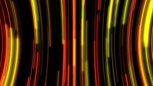 Dynamic Neon Light Trails Background Loop